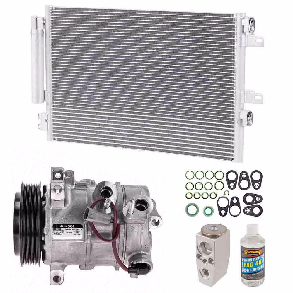 For Dodge Caliber 2010 2011 2012 OEM AC Compressor w/ Condenser Drier - Buyautoparts