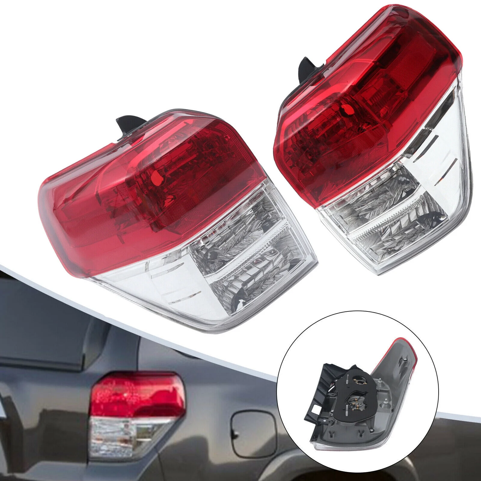 Pair Set Rear Lamp Tail Light Fits Toyota 4Runner SR5 2010-2013 Left+Right Side