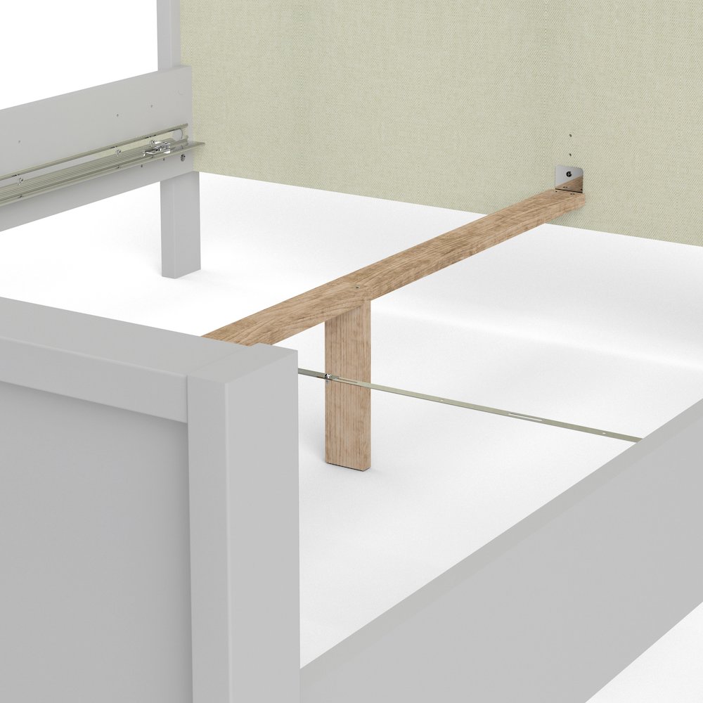 Belen Kox Queen Bed with Slat Roll