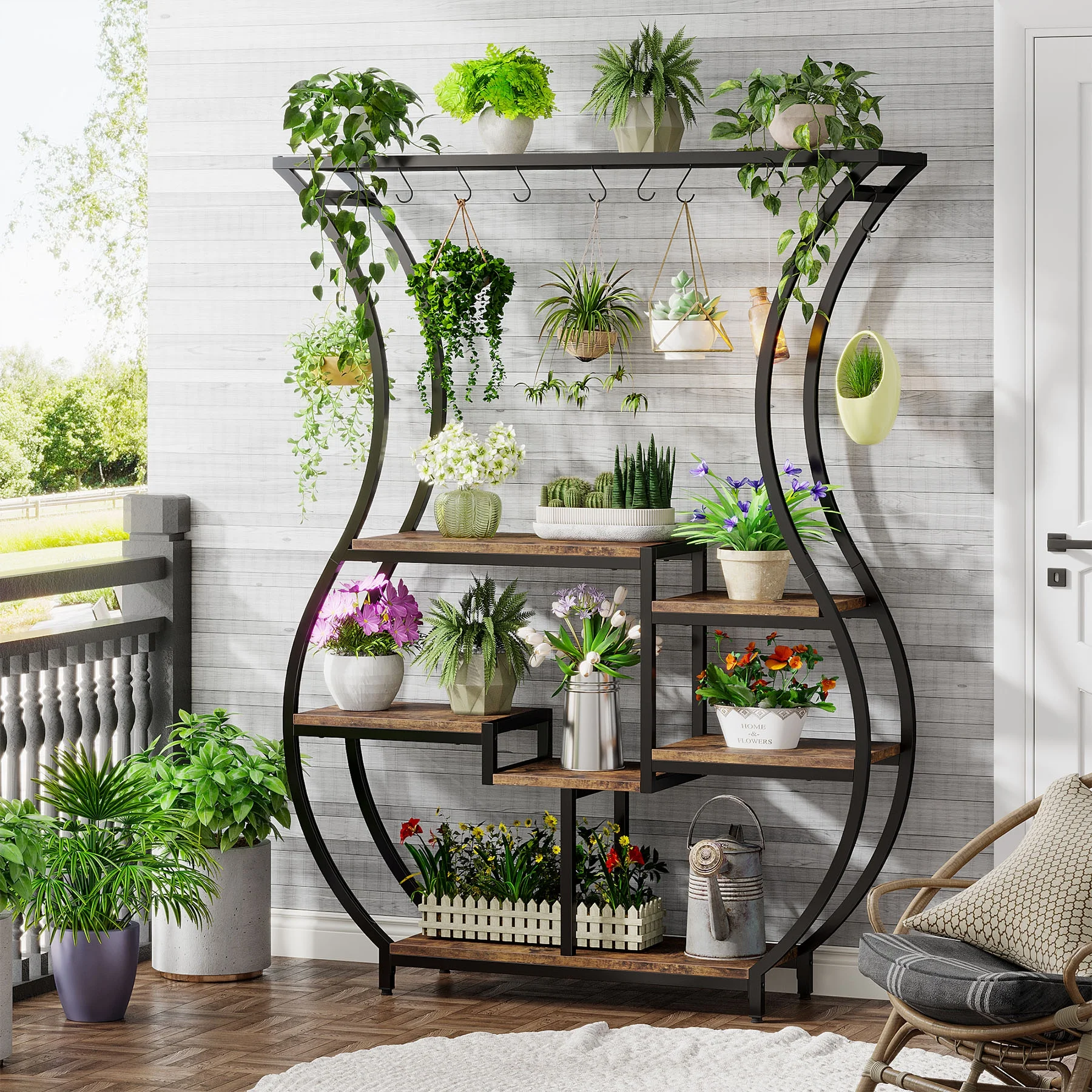 Tribesigns 6-Tier Plant Stand, 70.9