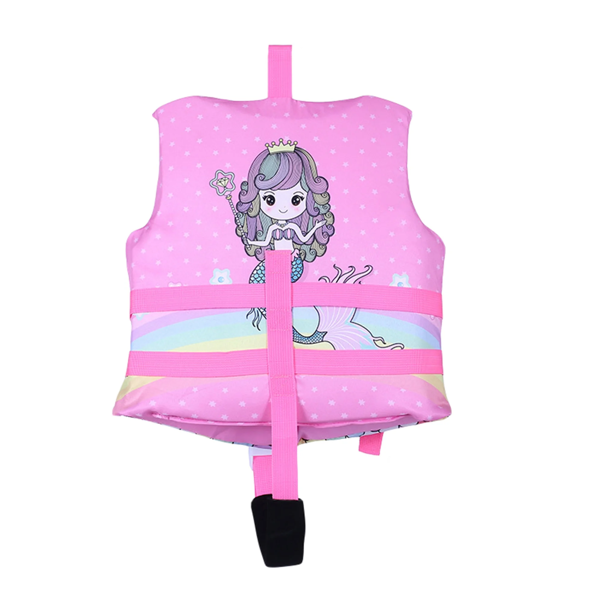 Seyurigaoka Toddler Baby Girls Boys Swim Vest Floaties Cartoon Swim Vest Floation Swimsuit Swimwear with Adjustable Safety Strap
