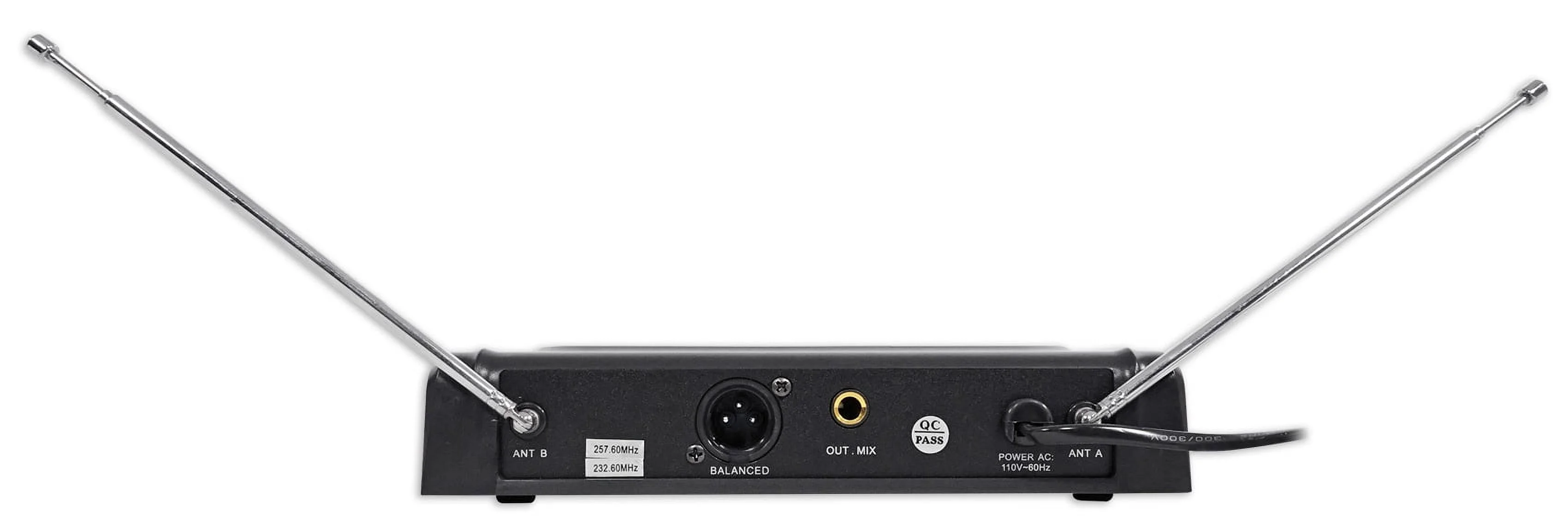 AMERICAN AUDIO APX CS8 Line Array DJ/PA Speaker w/Bluetooth+Sub+2) Wireless Mics