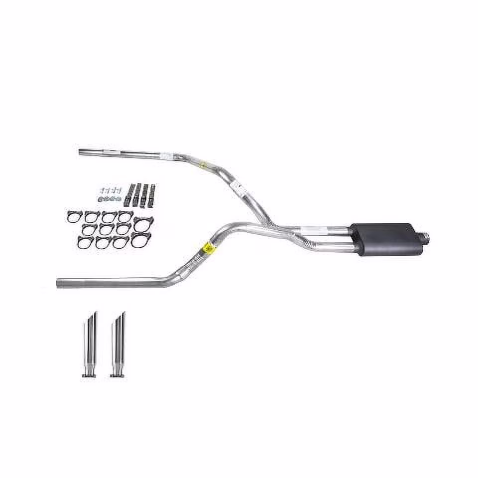 Ram 02-03 dual exhaust 2.5 pipe Flowsound Muffler SC Tip