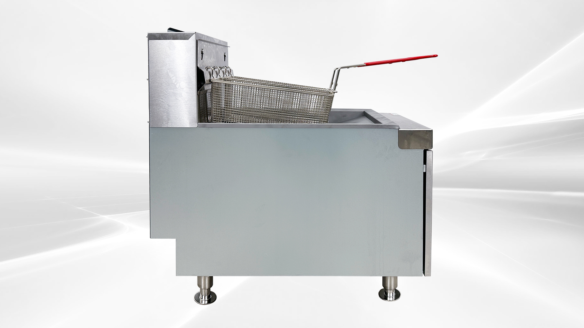 Gas Countertop Fryer three tube burners NG CTF-3