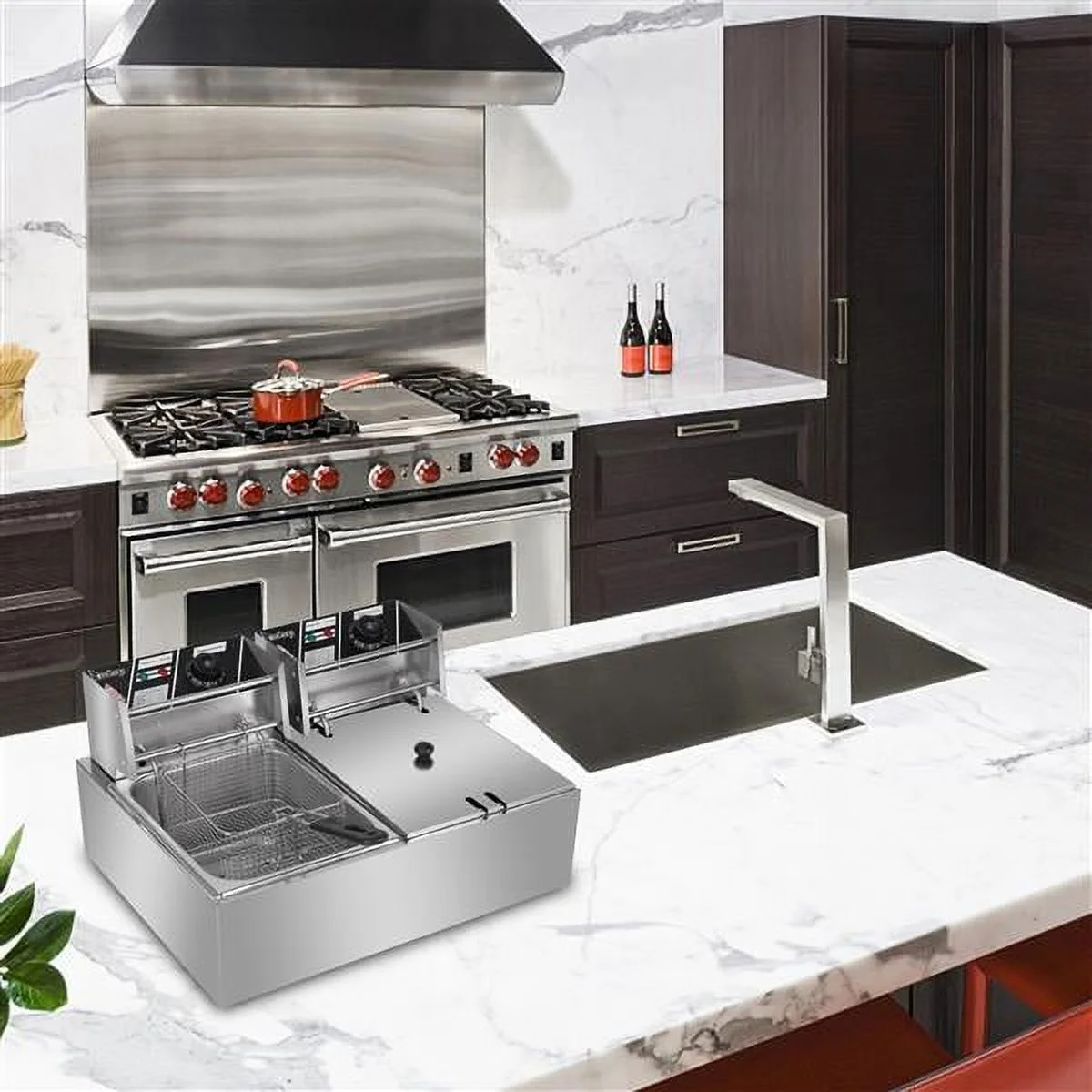 Mother's Day Sales - Dual Tank Electric Deep Fryer