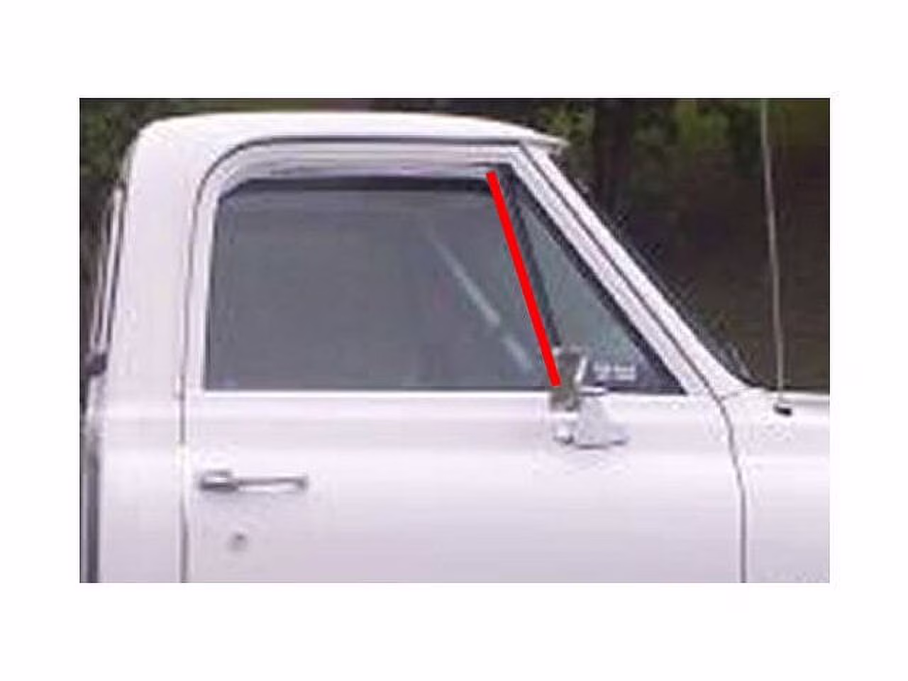 Door Window Glass Run Channel - Compatible with 1967 - 1972 Chevy C10 Pickup 1968 1969 1970 1971