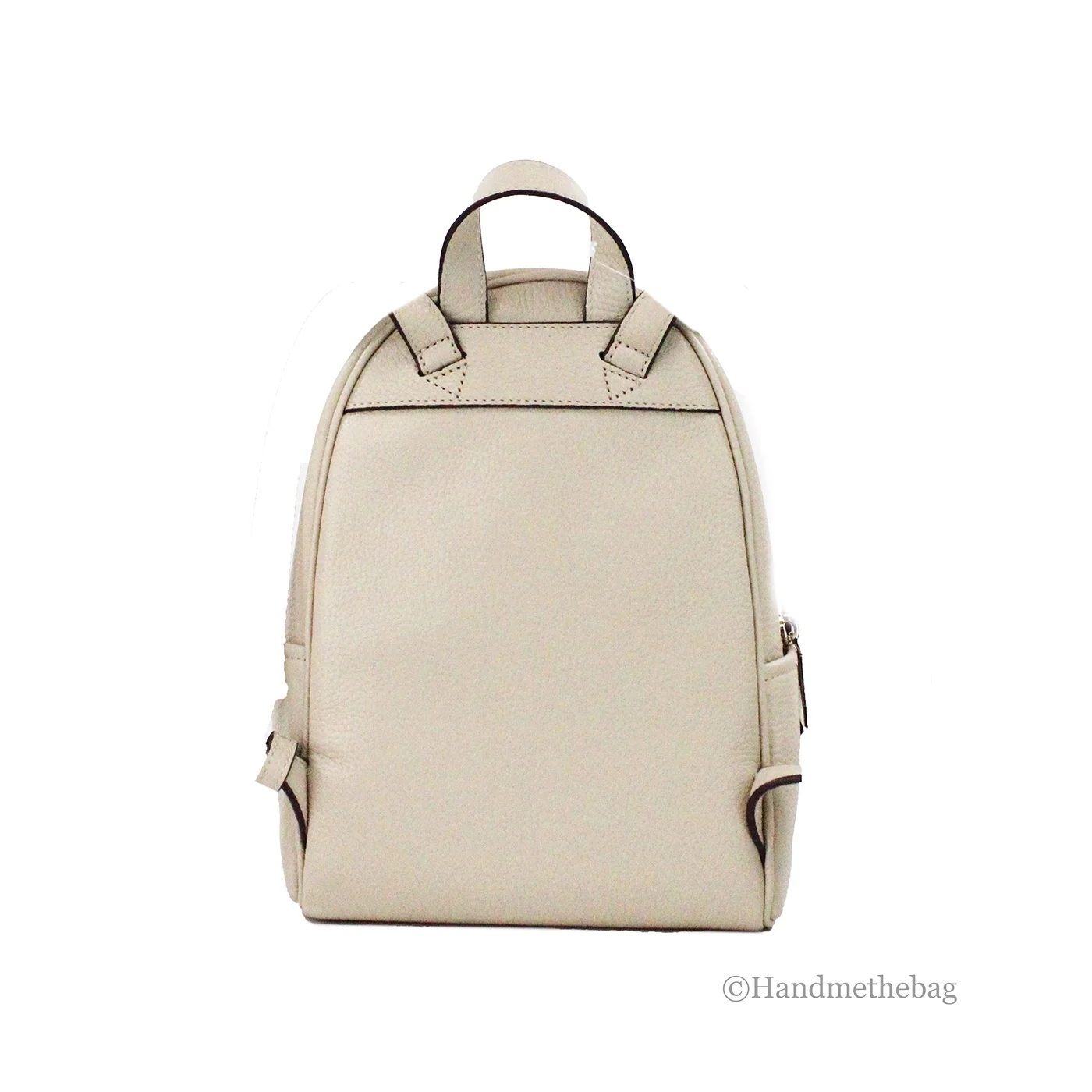 Kate Spade Leila Mini Light Sand Pebbled Leather Dome Backpack