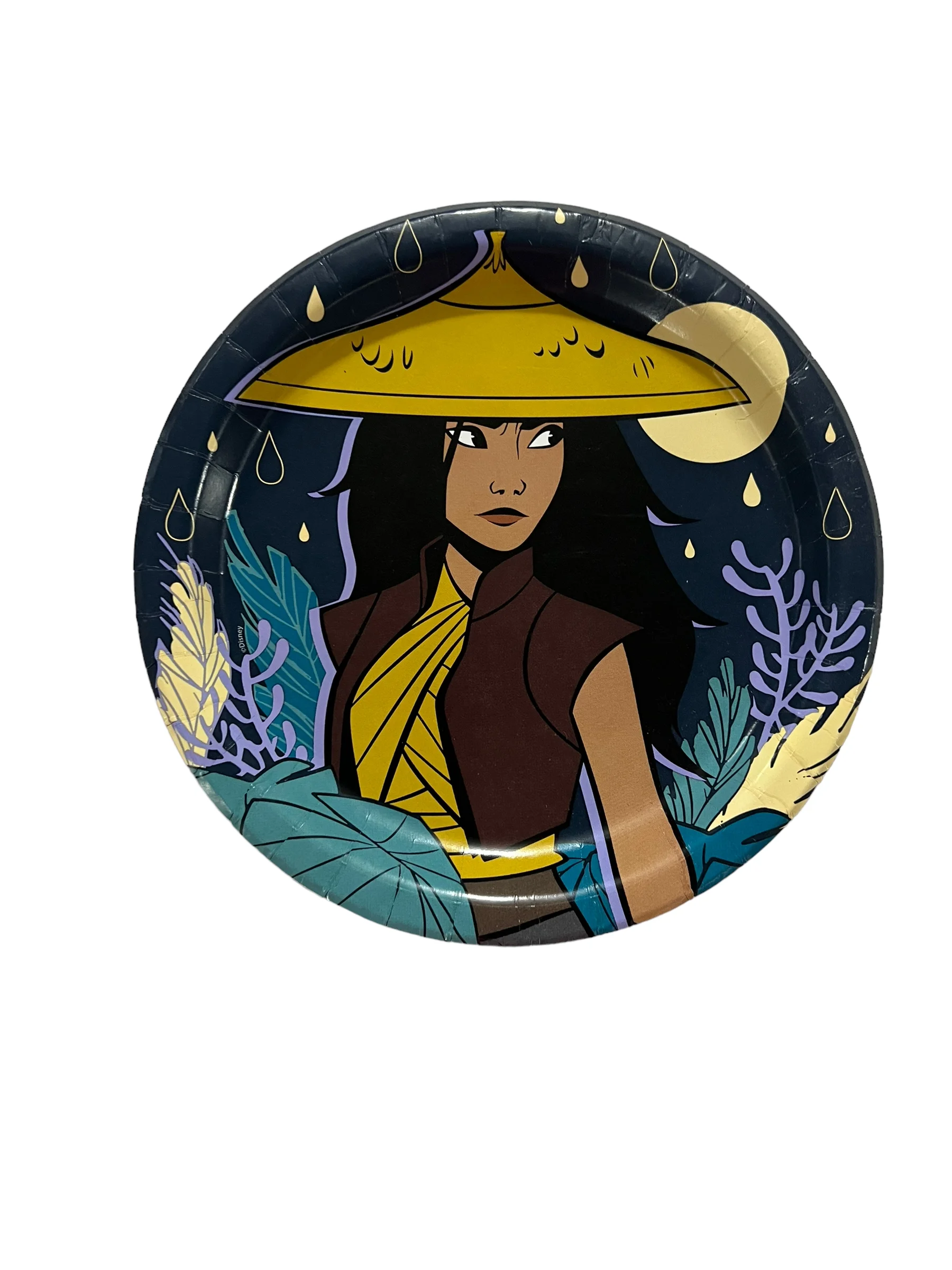 Raya Party Bundle Including Dinner and Dessert Plates, Napkins and table cover for up to 8 guests