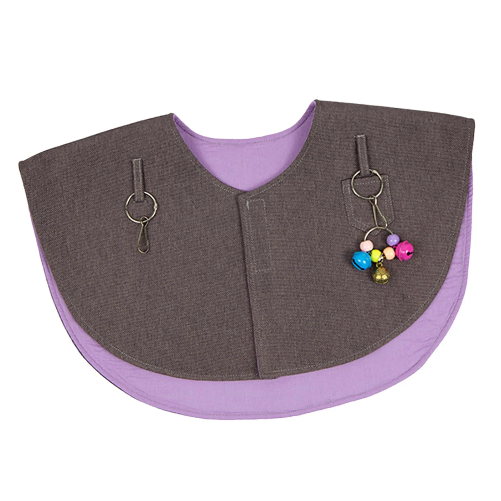 Parrot Scratch Shoulder Protector Arm Guard Hanger Bird Anklet Bird Shawl Bite Washable Pet Pad Diaper for Budgie Macaws Accessories violet