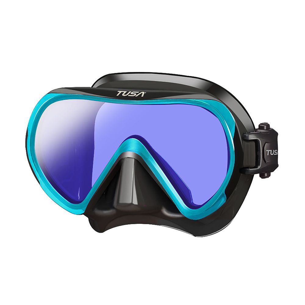 Tusa Ino Pro Scuba Mask (Black/Ocean Green)