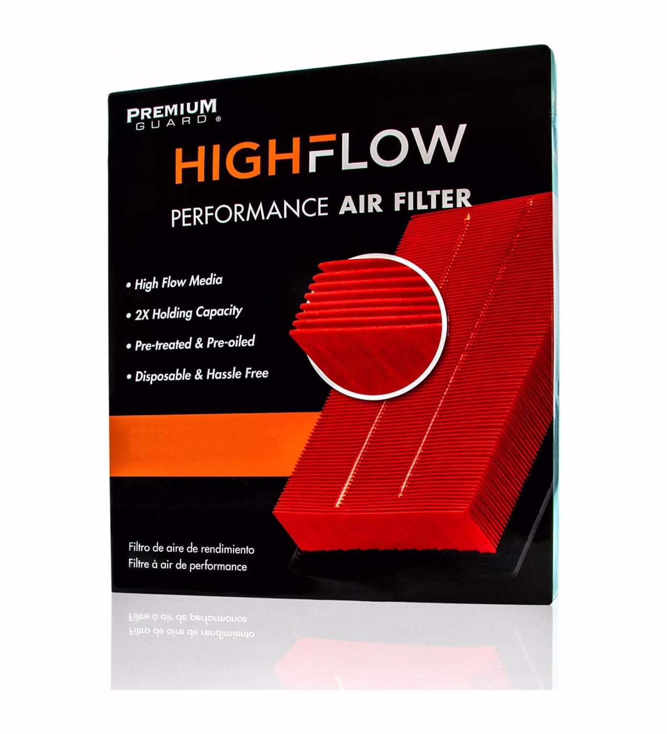 HIGHFLOW PA99095X, High Performance, Disposable Engine Air Filter | Fits 2016-18 Fiat 500X, 2015-21 Jeep Renegade, 2017-22 Compass, 2015-22 Ram ProMaster City