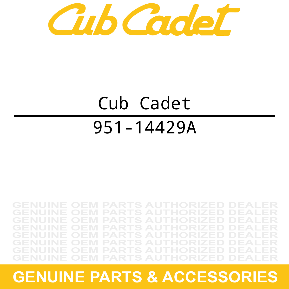 CUB CADET 951-14429A Muffler Assembly 5C65M0 5C70M0 7X70JT Engines
