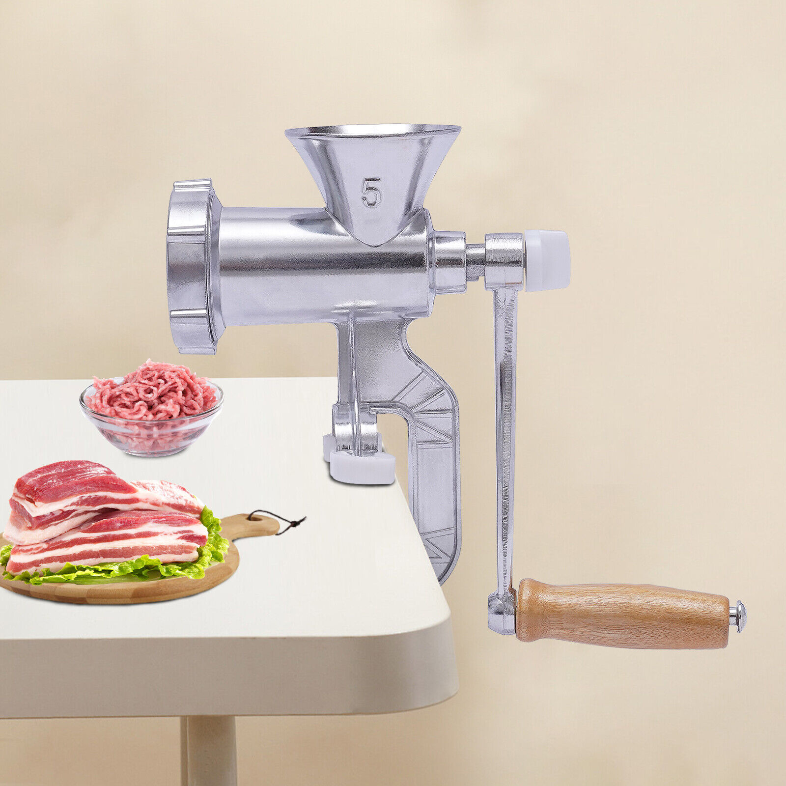 Manual Meat Grinder, Manual Multi-Function Chopper Sausage Pasta Filling Machine
