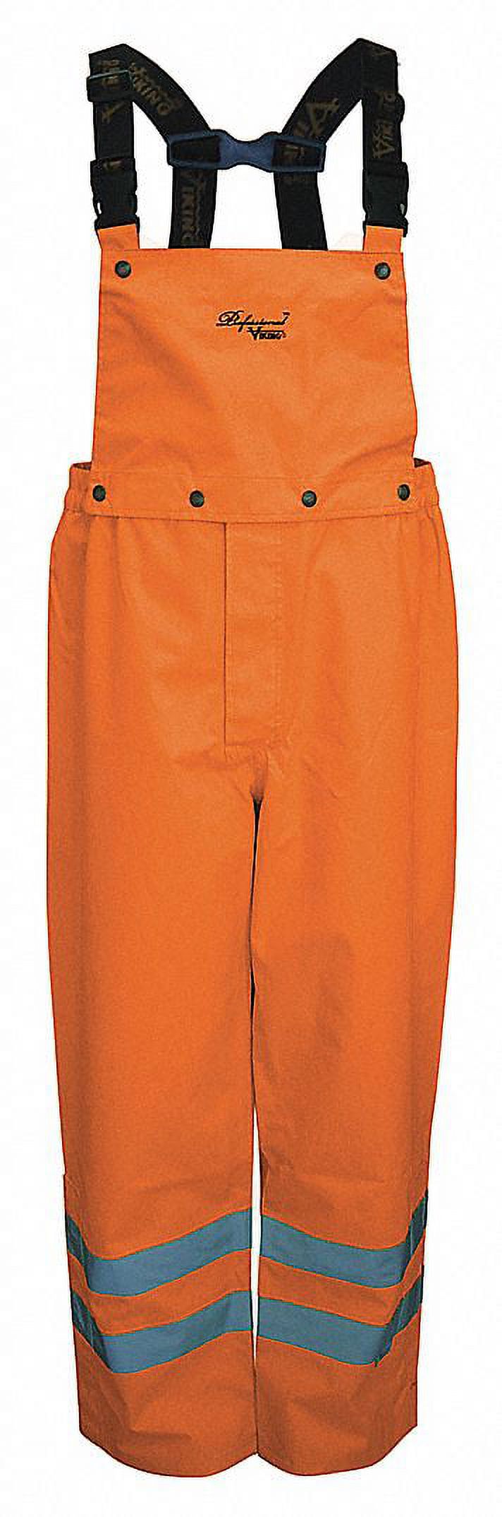Viking Rain Bib Overall,Class E,Orange,2XL  D6329PO-XXL