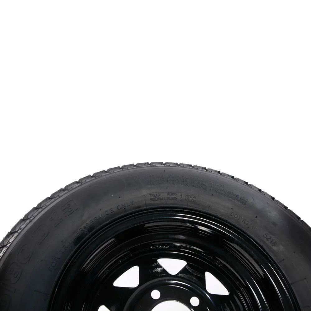 UBesGoo 2PCS Trailer Tires Rims ST175-80D-13 6PR H188 5 Lug/4.5