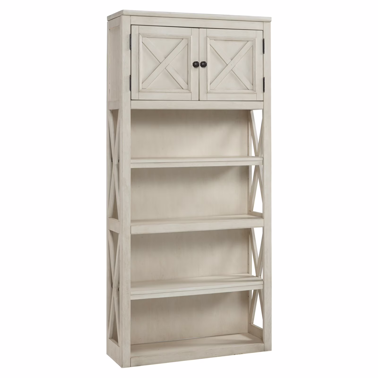 Ashley Furniture Bolanburg 4 Shelf Bookcase in Antique White
