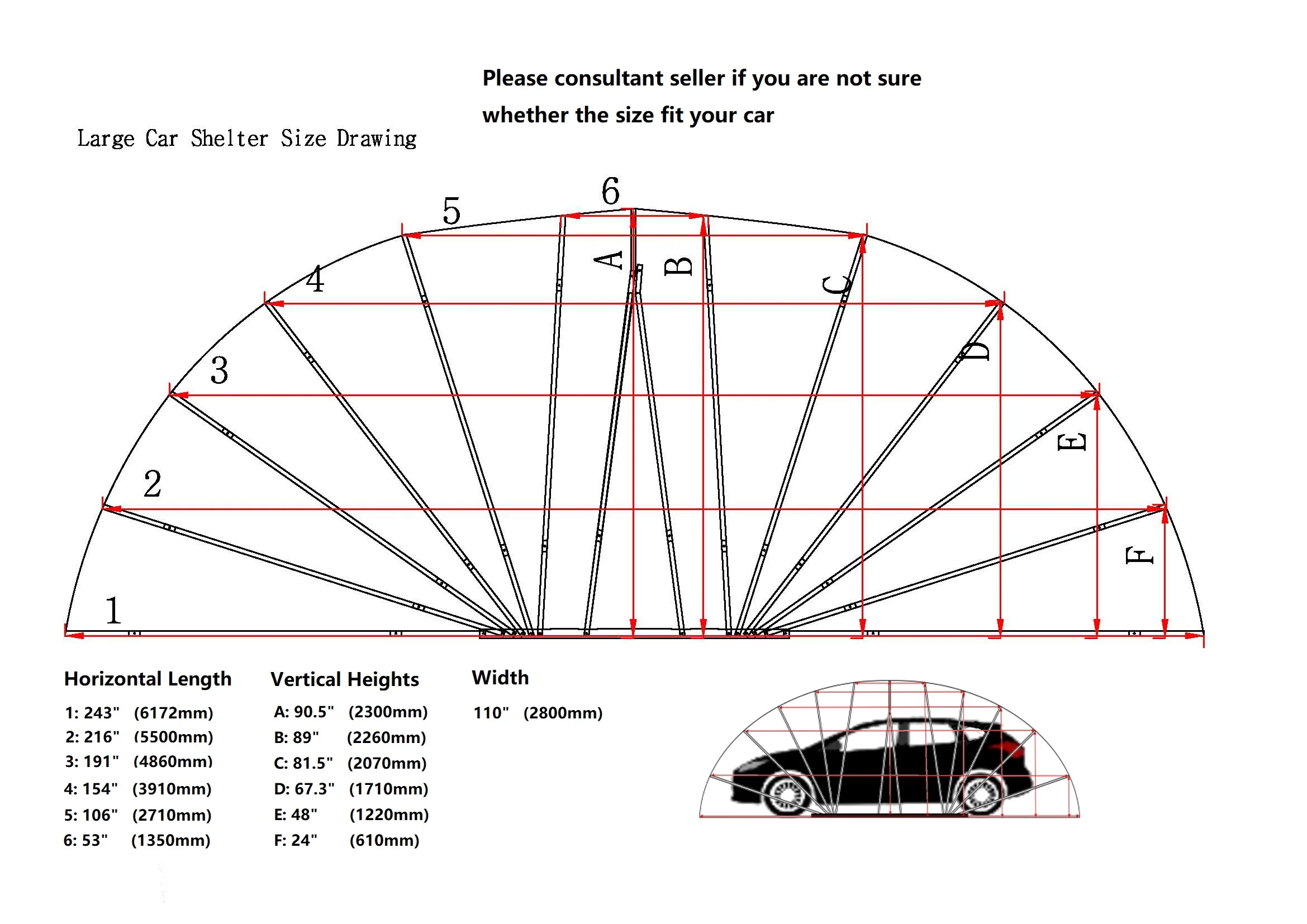 Ikuby All Weather Proof Carport, Car Shelter, Car Canopy, Car Garage, Car shed, Car House, Car Park, Foldable, Retractable, Lockable, Durable Shelter