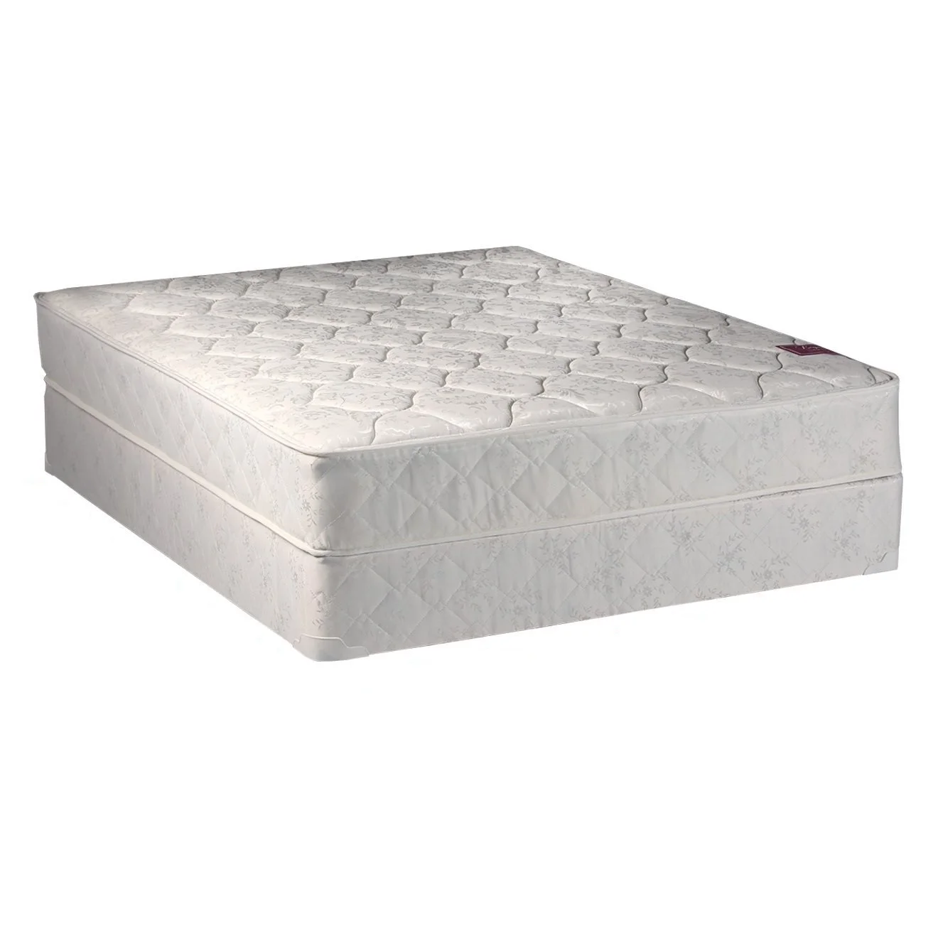 DS USA Legacy Single-Sided Medium Firm Twin Size Mattress Set with Metal Bed Frame - Spine Support, Orthopedic, Longlasting Comfort and None Flip by Dream Solutions USA