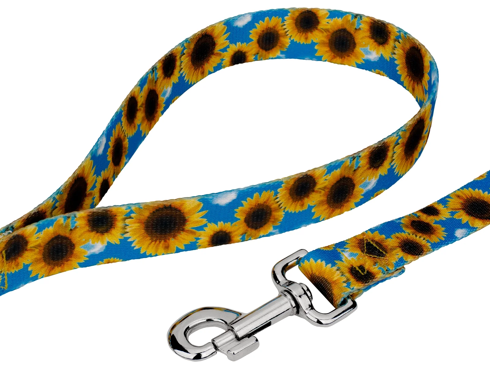 Country Brook Design® Sunflowers Martingale Dog Collar and Leash, Extra Large
