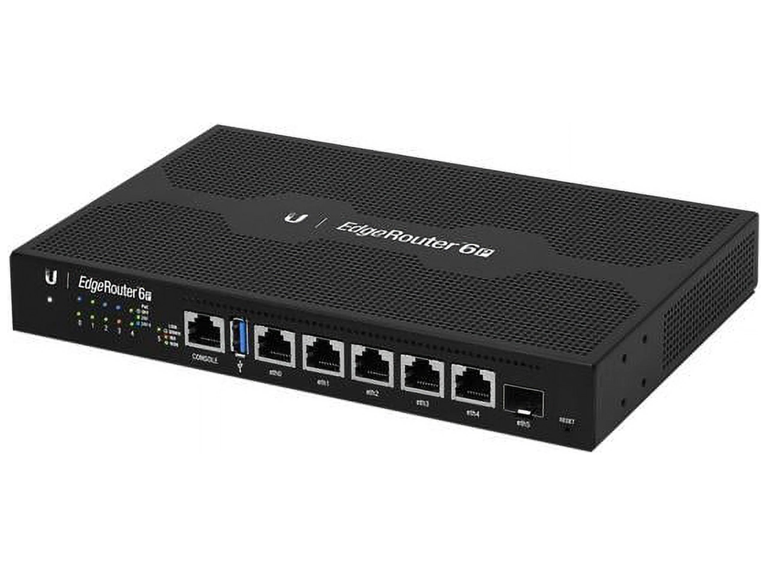 UBIQUITI ER-6P EdgeRouter 6P, 6-Port Gigabit Router with 1 SFP Port