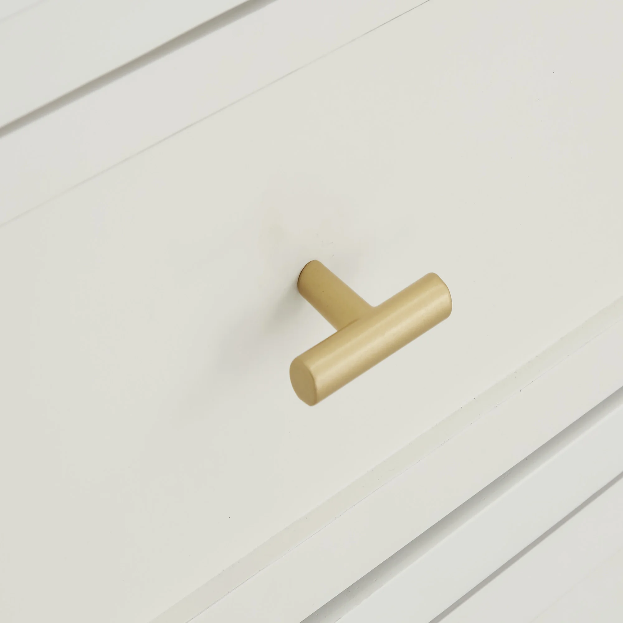 Weston Home Danica Modern 2 Drawer Nightstand, White