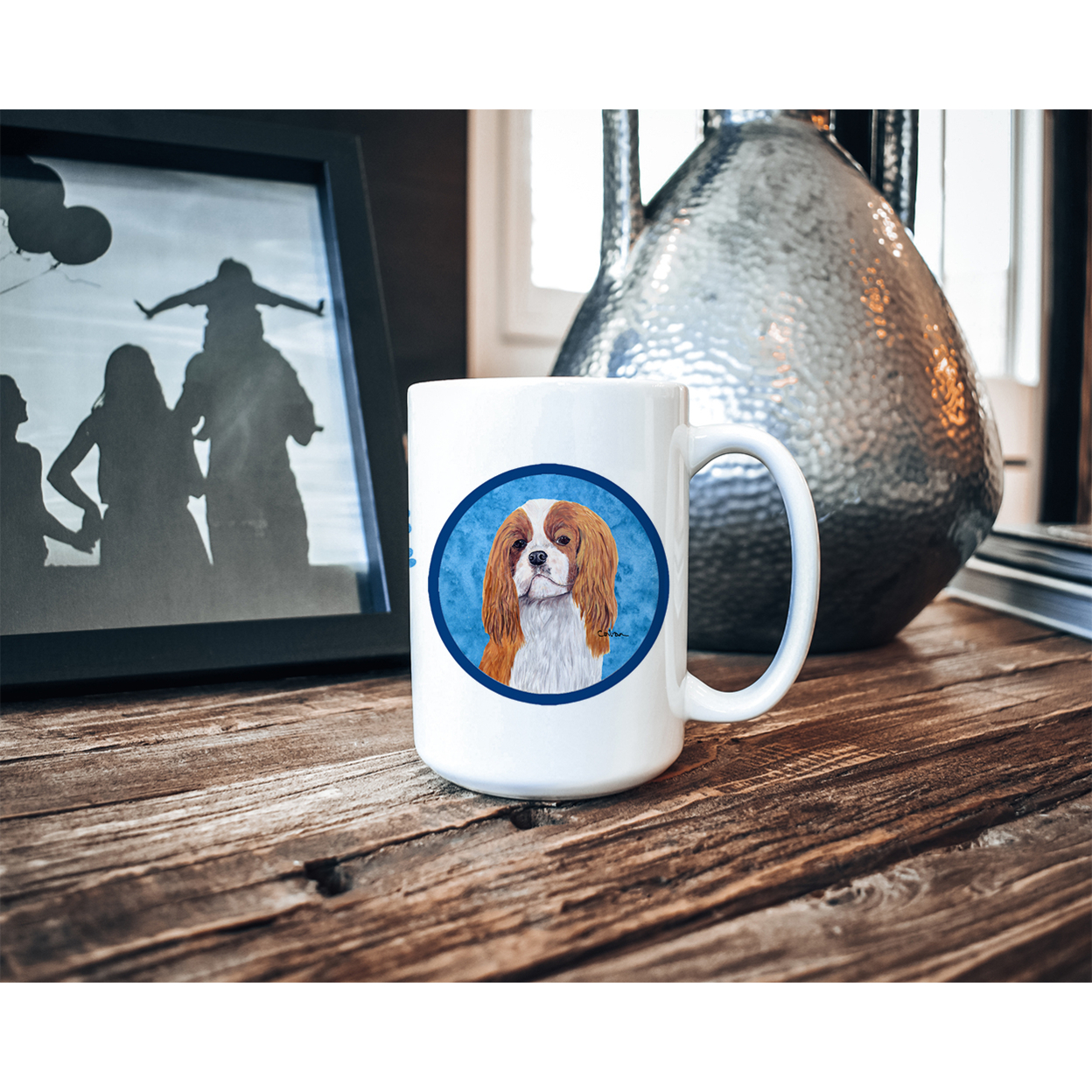 Carolines Treasures SC9118BU-CM15 Cavalier Spaniel Dishwasher Safe Microwavable Ceramic Coffee Mug 15 ounce, 15 ounce,