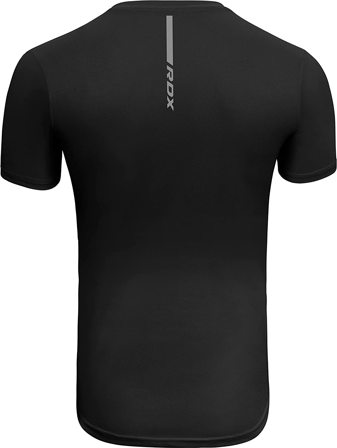 RDX T2 Black Short Sleeves Sweat-Wicking Gym T-Shirt