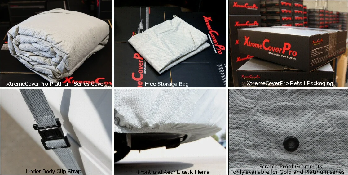 Truck Cover fits 2004 2005 2006 2007 2008 Dodge Ram 1500 2500 3500 Quad Cab 6.5ft Bed XCP XtremeCoverPro Pro Series Gray