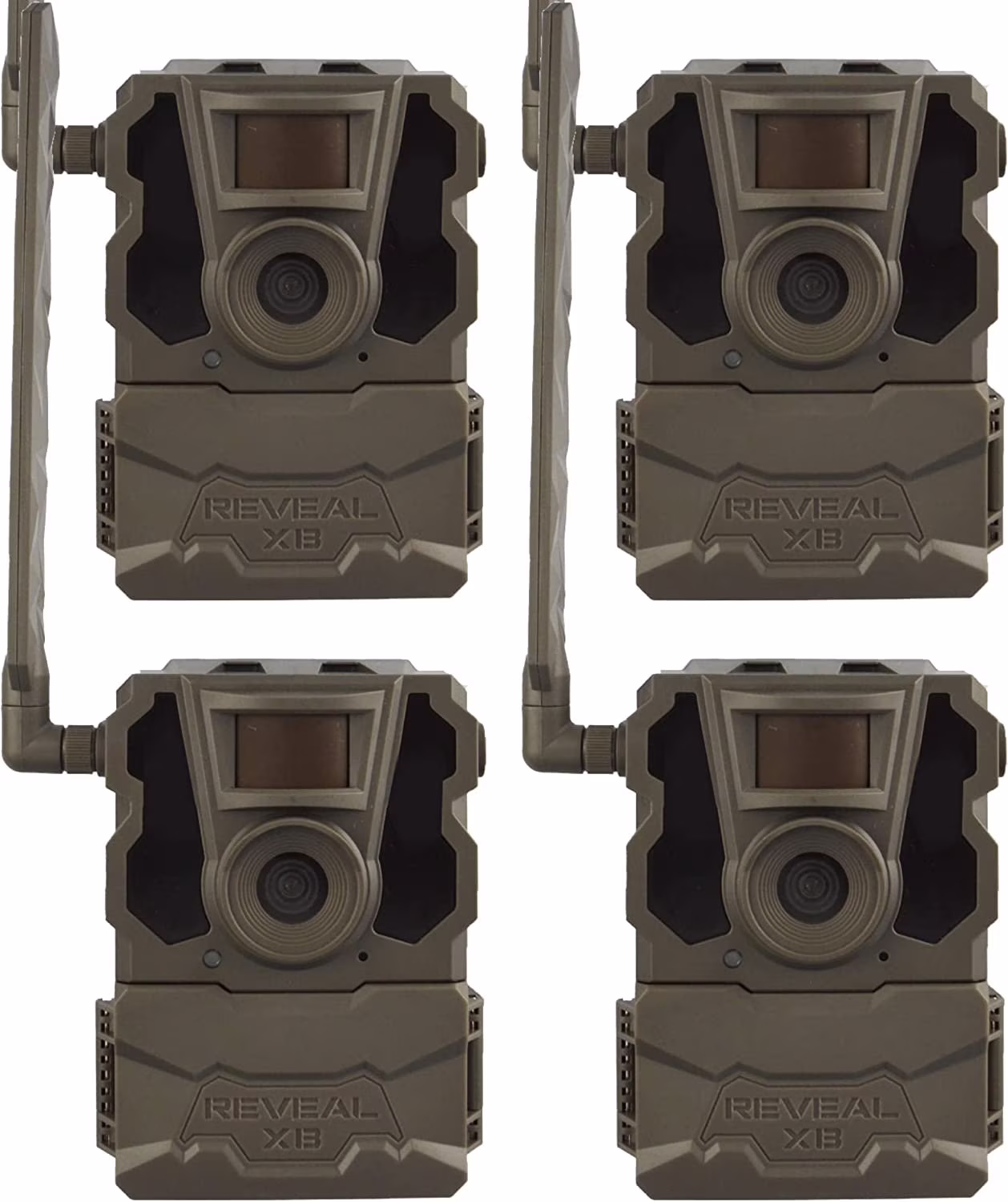 TACTACAM Reveal XB Cellular Trail Camera, No Glow - Verizon & AT&T 4 Pack