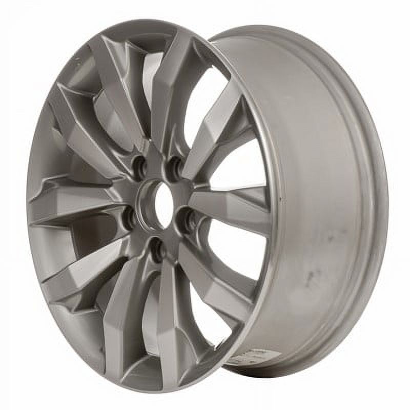 KAI 17 X 7 Reconditioned OEM Aluminum Alloy Wheel, Machined and Light Charcoal Metallic, Fits 2009-2011 Honda Civic Coupe