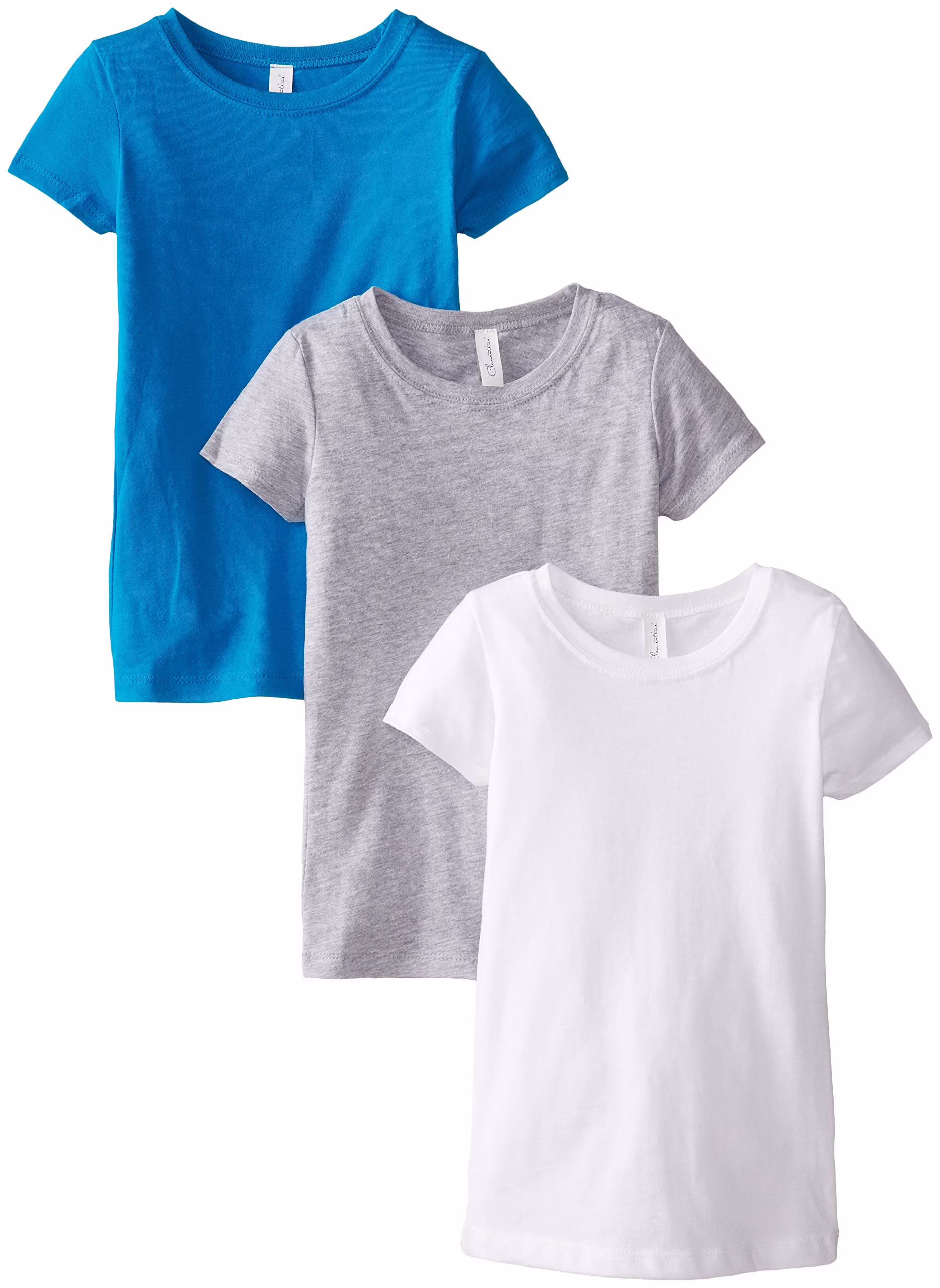 Girls Clementine Three-Pack Everyday Crewneck T-Shirts (Pack of 3)