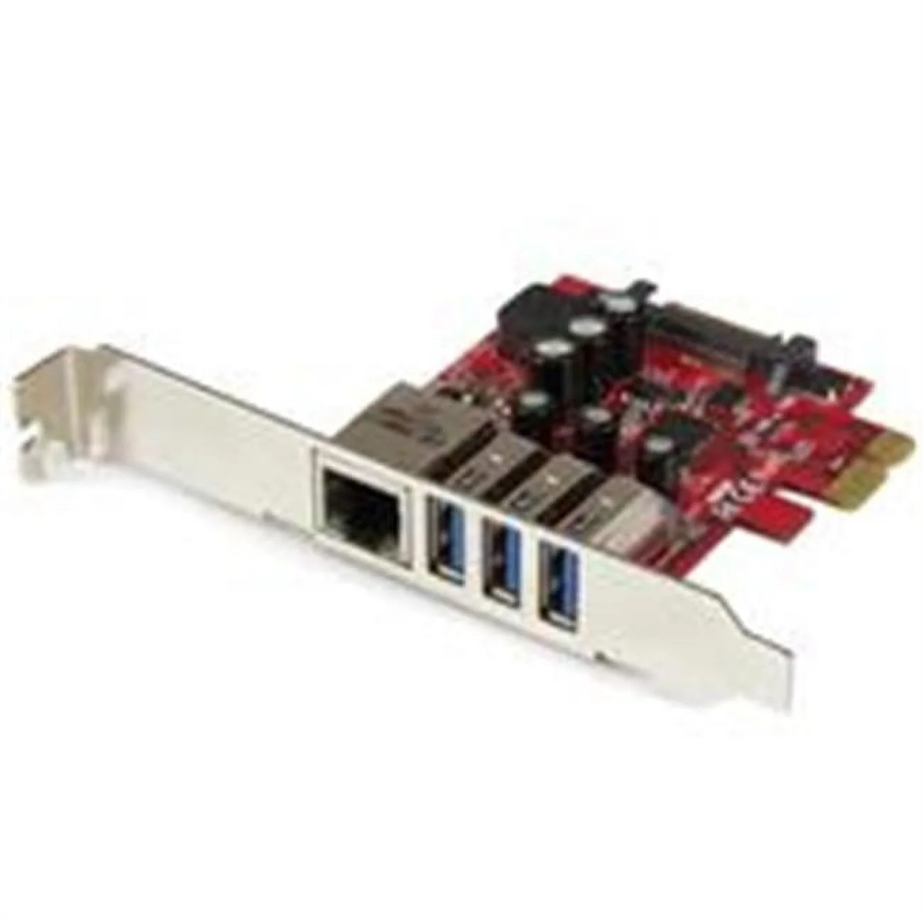 StarTech.com  3 Port PCI-Express USB3.0 Card & Gigabit Ethernet
