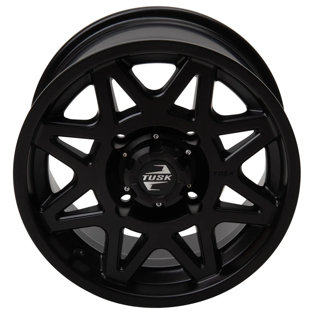 4/137 Tusk Tintic Wheel 15x7 4.0 + 3.0 Matte Black For Can-Am Defender HD10 Limited 2022