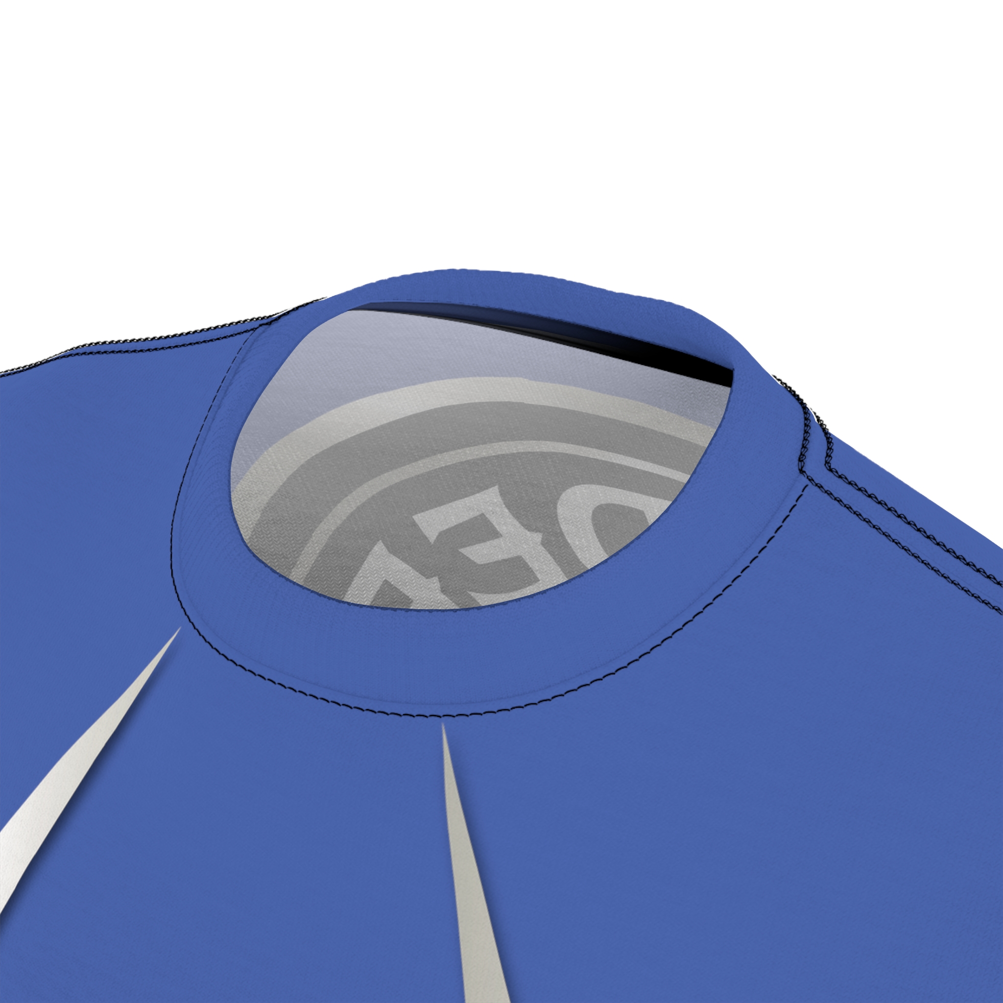 Unisex Cut & Sew Tee (AOP) - Spyder Ryder - Three Wheel Motion - Royal Blue