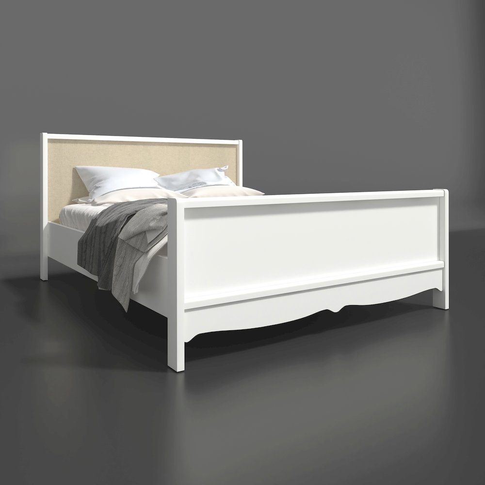 Belen Kox Queen Bed with Slat Roll