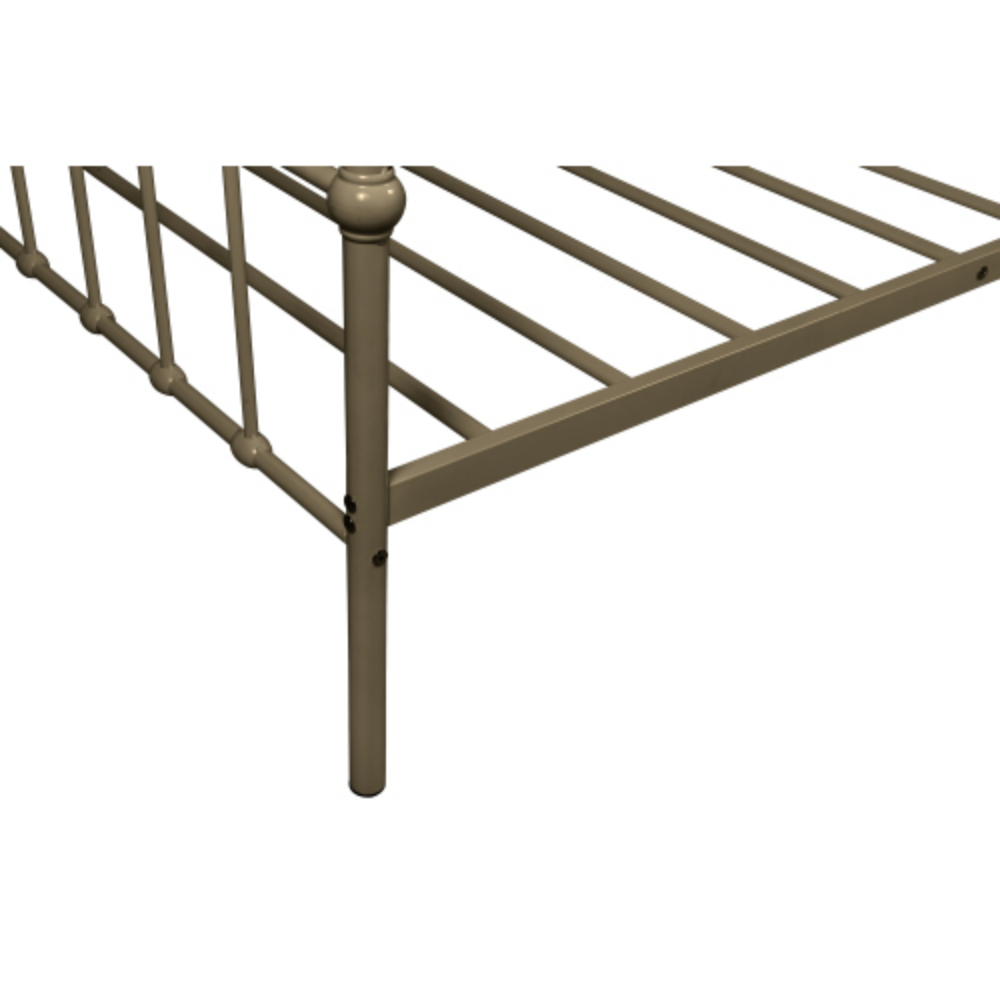 Metal Frame Daybed with trundle Bronze + Metal