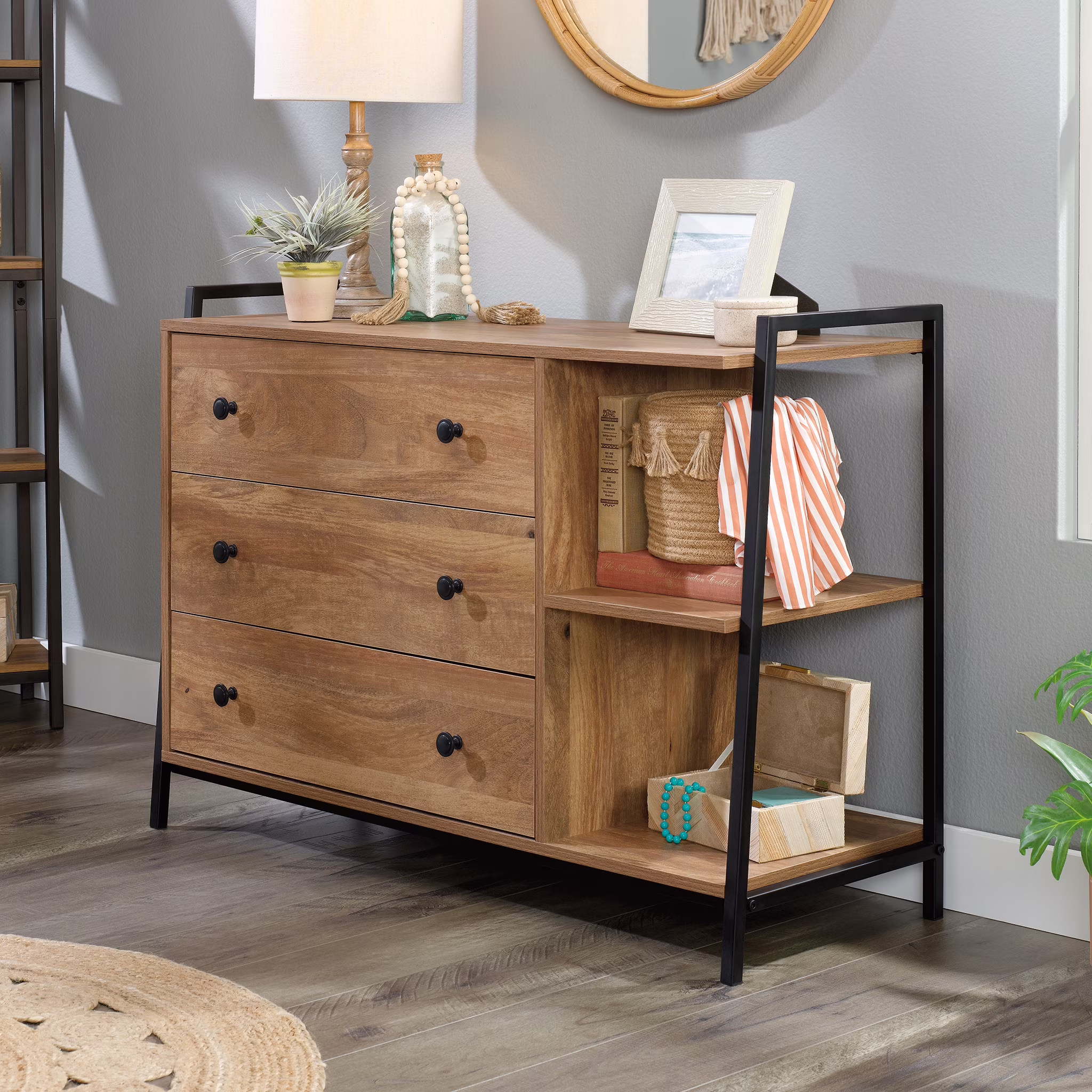 Sauder Curiod Dresser, Sindoori Mango Finish