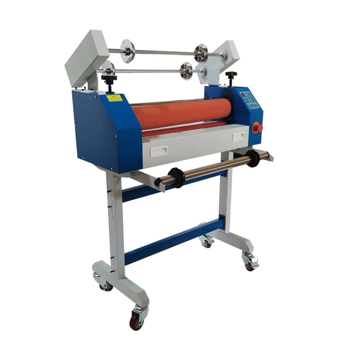 INTBUYING 25inch Automatic Manual Cold Laminator with Self-Removing Film Rod