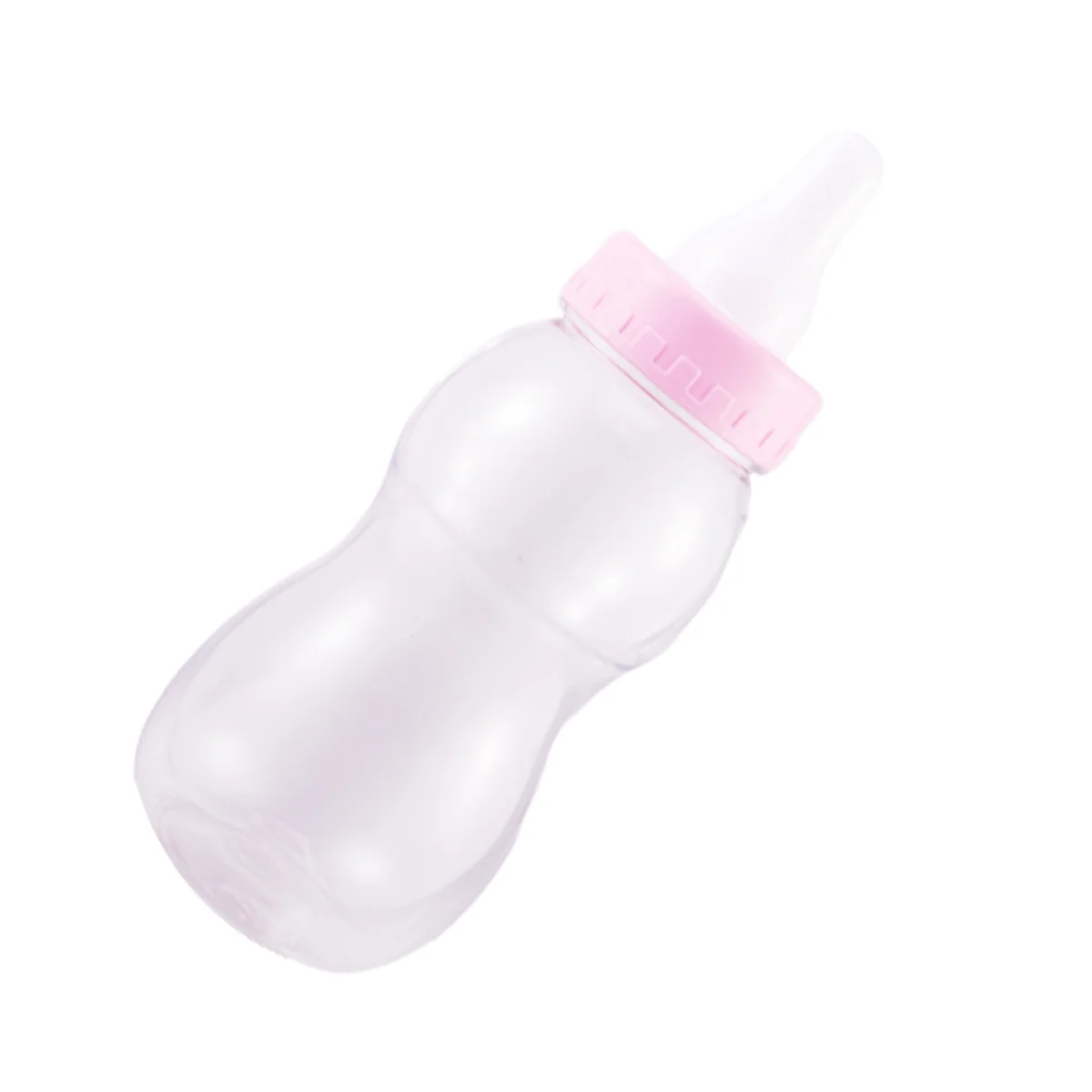 Funny Baby Bottle Piggy Bank Lovely Money Box Supplies Desktop Ornament Birthday Gift for Children Pink