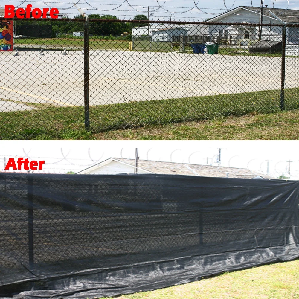 Xtarps - 8 ft. x 16 ft. -  7 oz Premium Privacy Fence Screen 90% Blockage, Green color