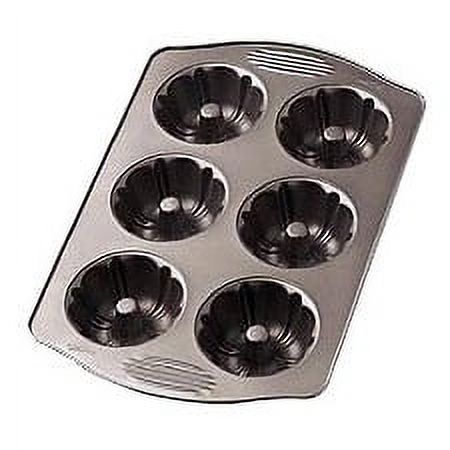 Wilton Excelle Elite Mini Fluted Bundt Pan-6 Cavity 4