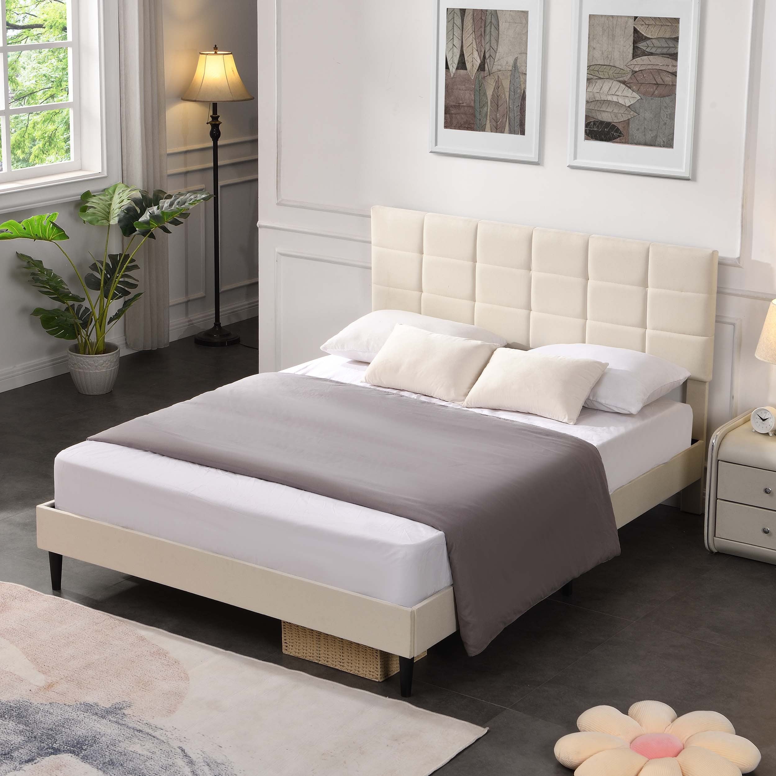 ElegantDreams Queen Bed Frame