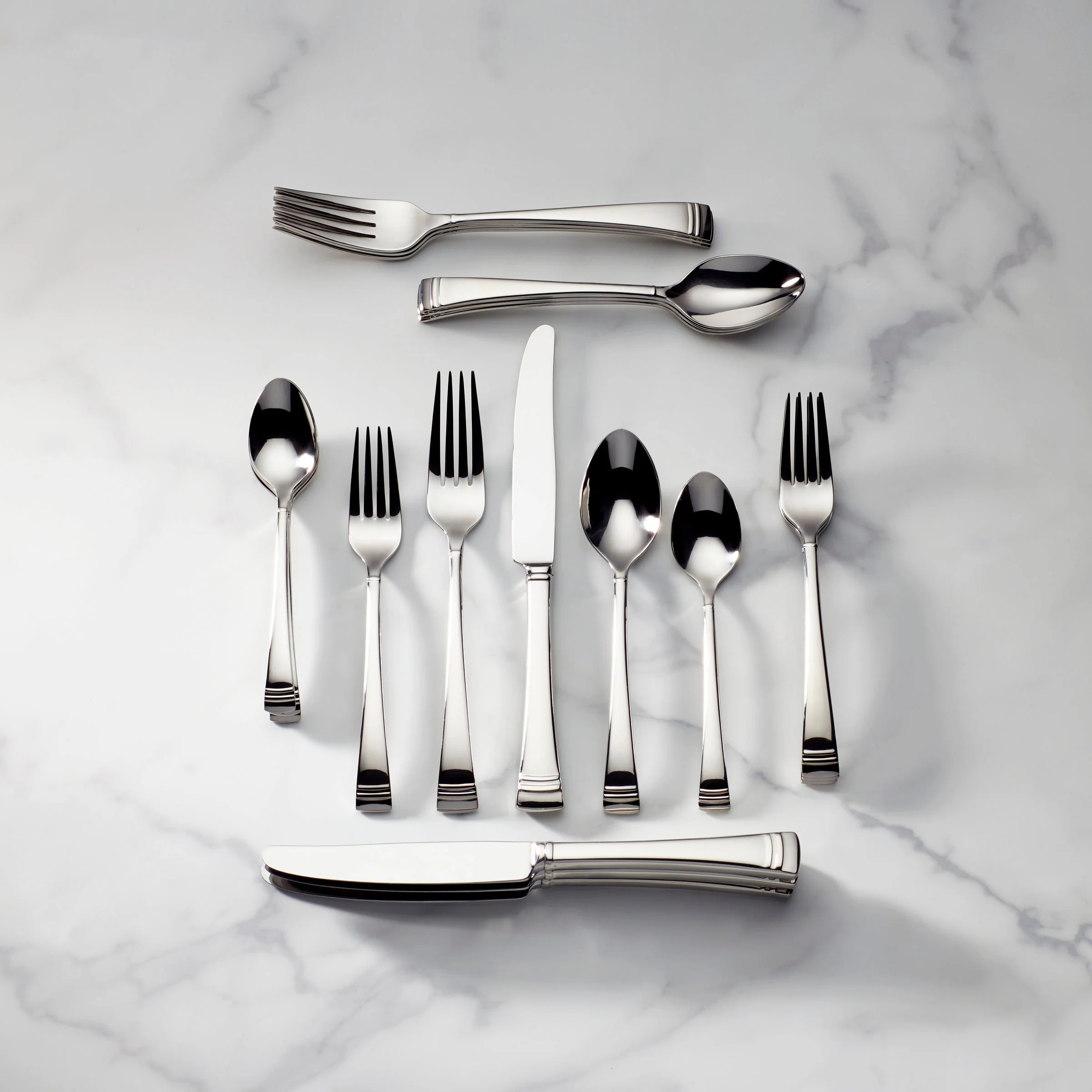 Lenox Federal Platinum Flatware 20 Piece Set
