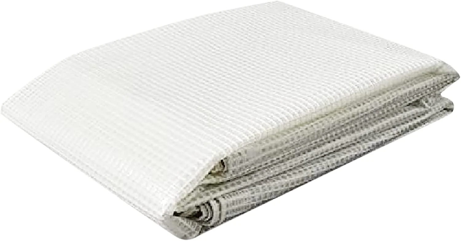 Tarps Now Waterproof Poly Tarps, Translucent Tarp Cover with Grommets- 30' x 30'