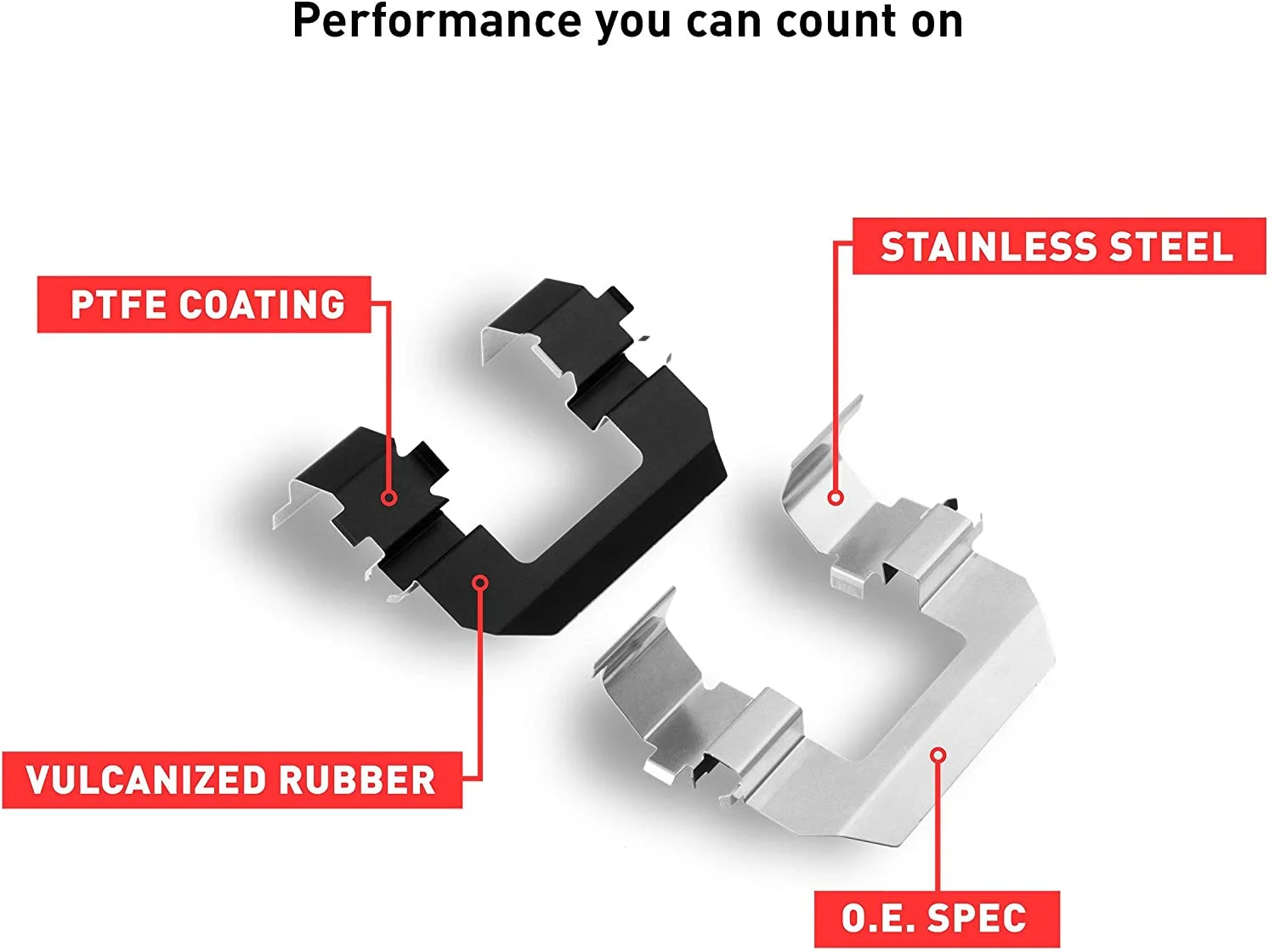 Dynamic Friction Company 1551-1543-01 5000 Advanced Pads   Ceramic And