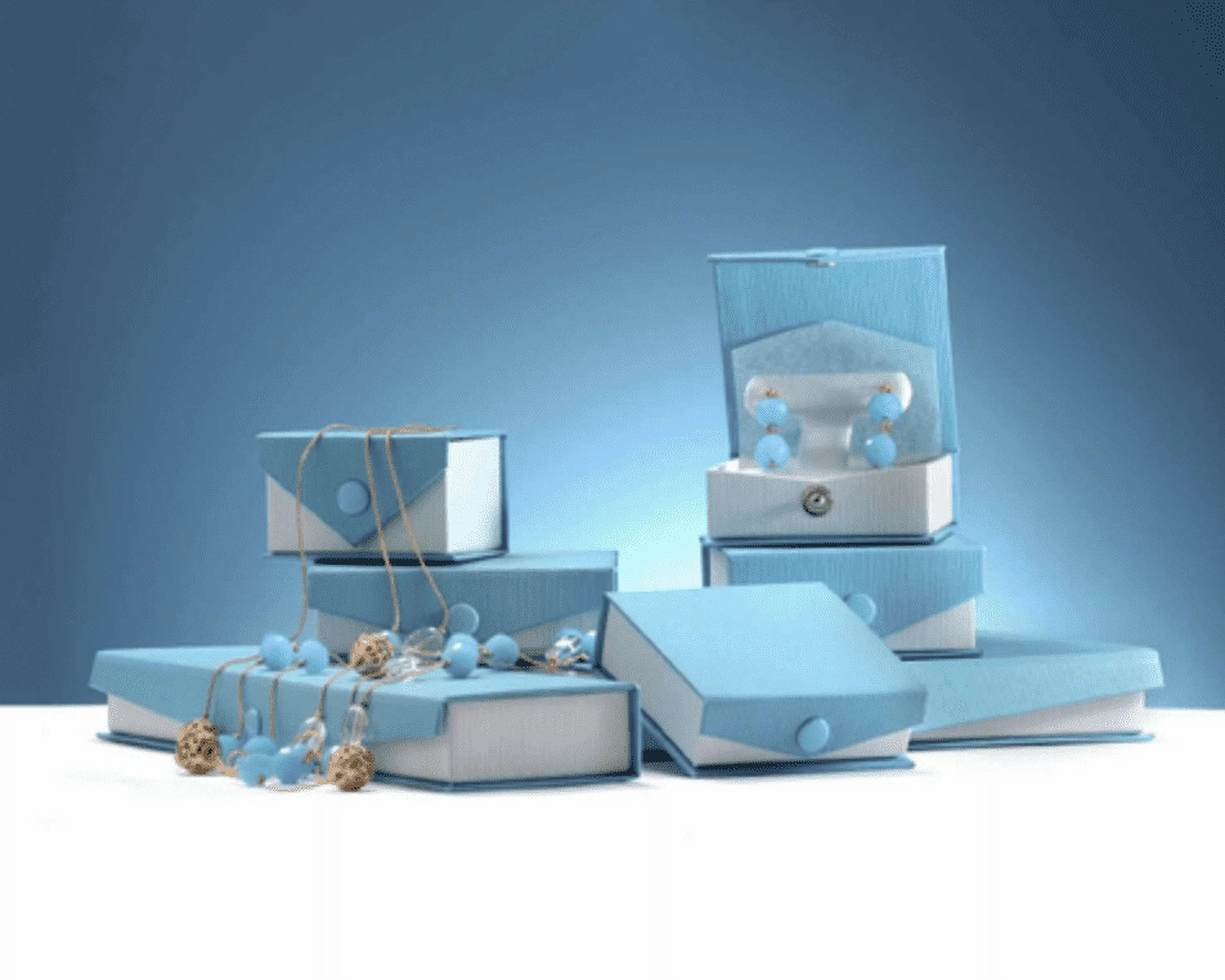 14kt Yellow Gold Womens Princess Diamond Cluster Kite Square Earrings 1/6 Cttw