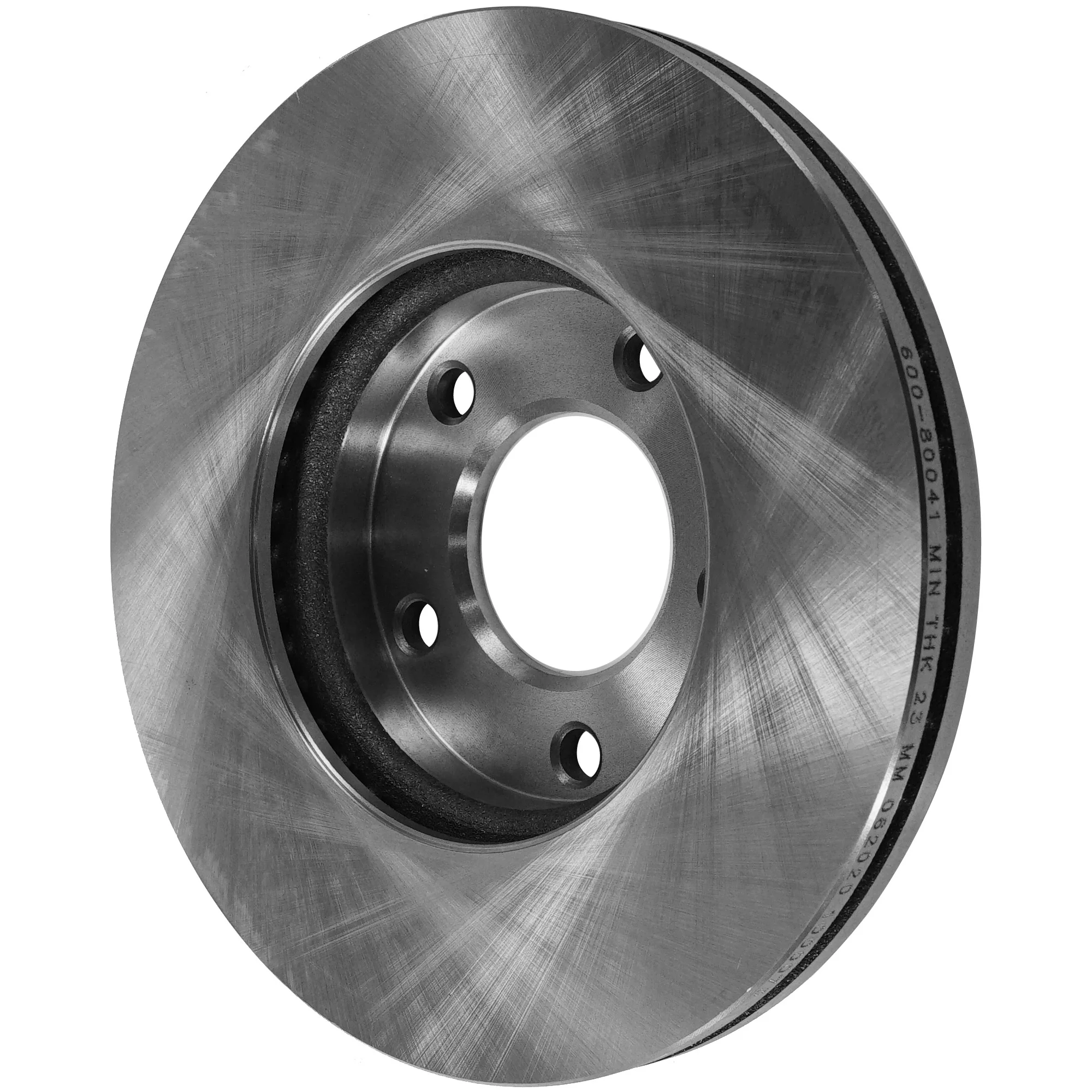 Front Side Brake Disc Plain Surface Vented 5 Lugs Pro-Line Series fits 2004-2013 Mazda 3