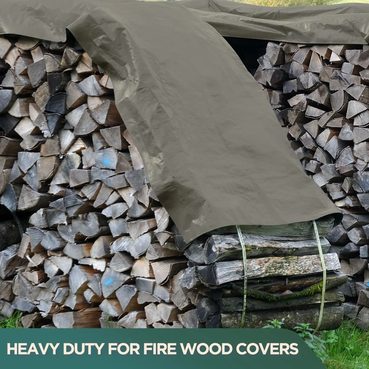 7' x 9' White Canvas Tarp