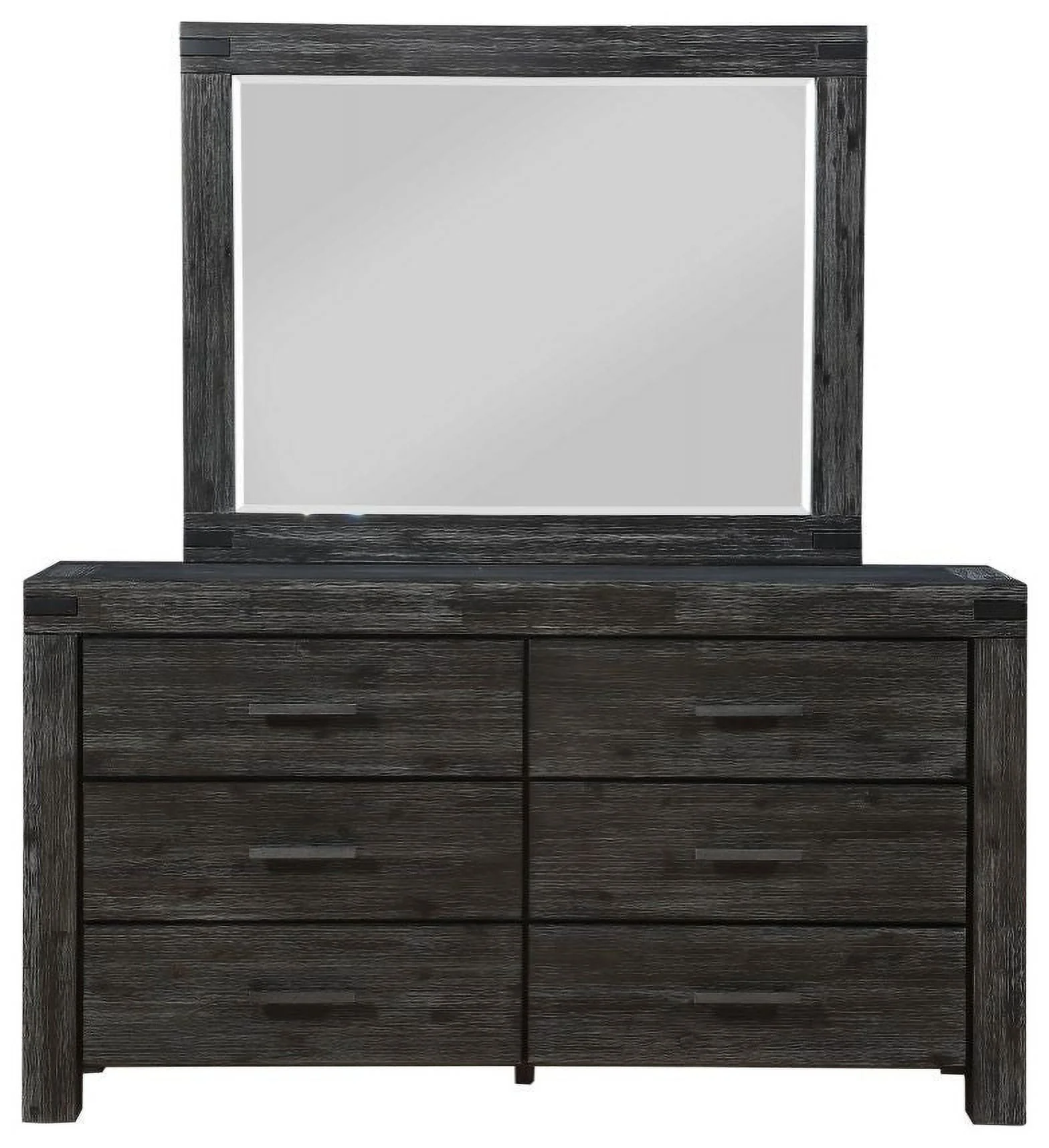 Modus Meadow 2 Piece Dresser and Mirror Set, Graphite