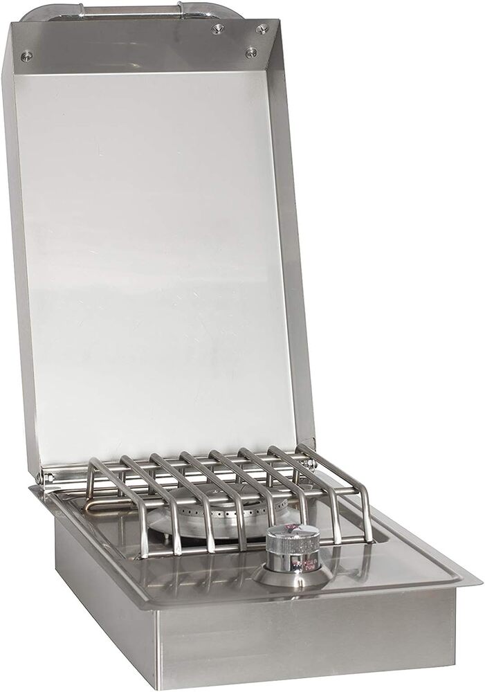 Bull Outdoor Products Stainless Steel Single Side Burner, Natural Gas | BULL-60009